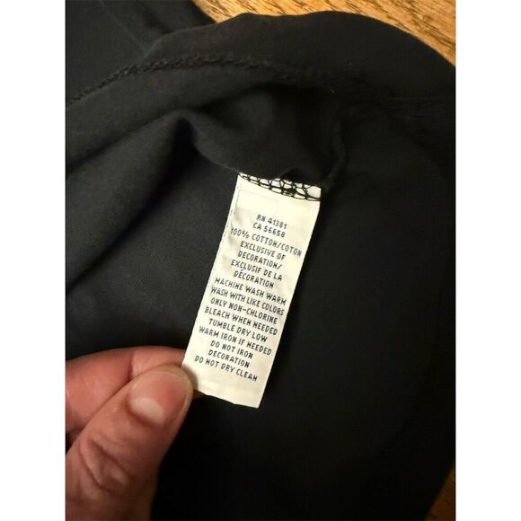 Polo Ralph Lauren Mens Black V Neck T-Shirt XL - Picture 5 of 6